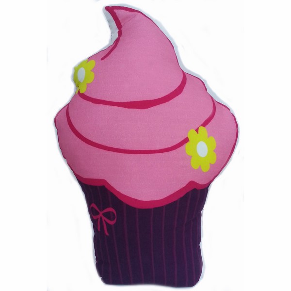 Pembe Çiçekli Cupcake