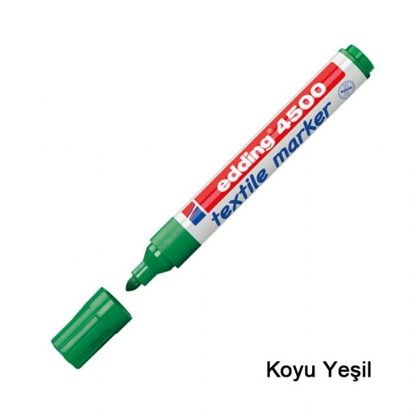 Edding Tekstil Boya Kalemi 4500 koyu yeşil