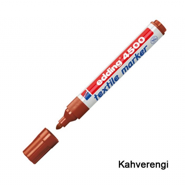 Edding Tekstil Boya Kalemleri 4500 Kahverengi